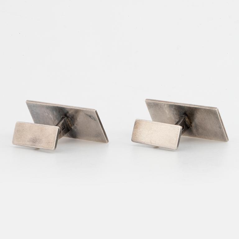 A pair of Stigbert cufflink silver.