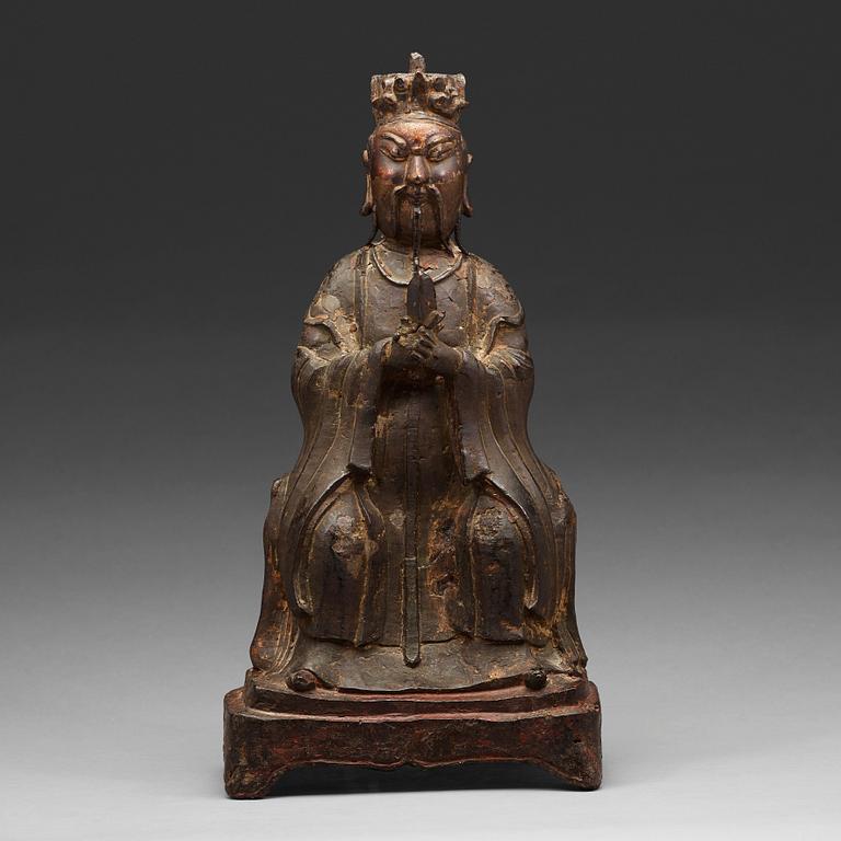 SKULPTUR, brons. Mingdynastin (1368-1644).