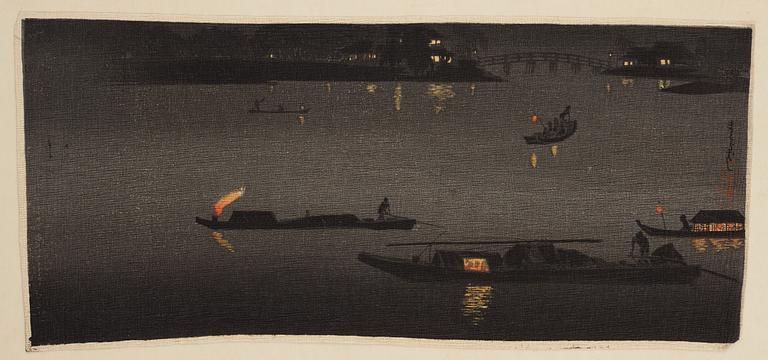 FÄRGTRÄSNITT, 23 stycken. Japan, 1900-tal.