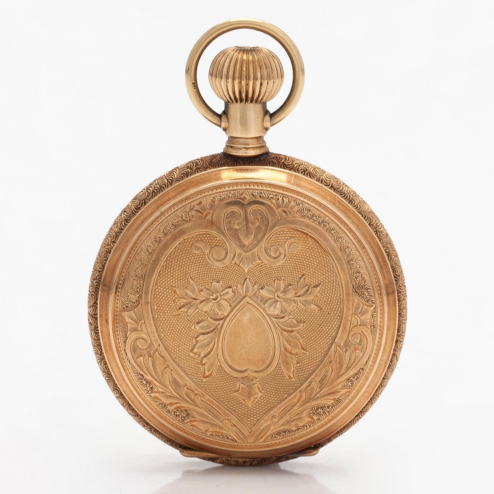 Waltham, fickur, savonett, 56,5 mm.