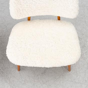 Alf Svensson, Armchairs, a pair, TeVe, Bra Bohag. Studio Ljumgs industrier, Malmö, 1950s.