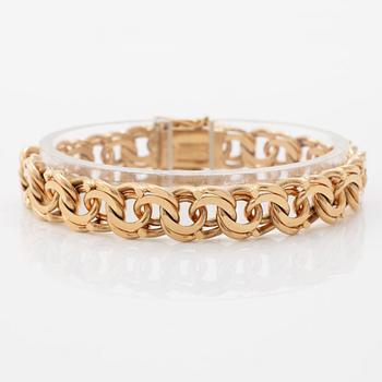 Armband, 18K guld, bismarcklänk.