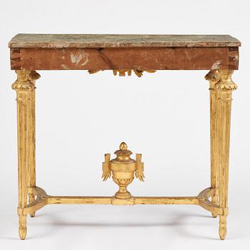 Konsolbord, Stockholmsarbete, 1700-talets slut, Sengsutavianskt.