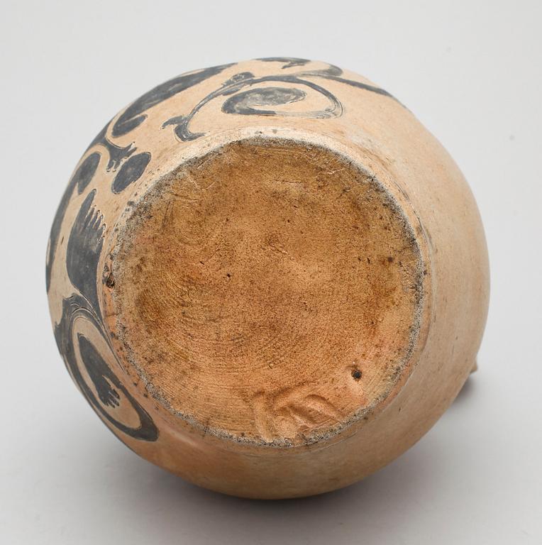 KANNA, saltglaserat lergods troligen Tyskland 1700/1800-tal.