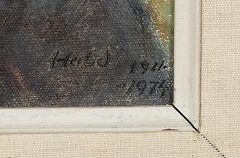 Edward Hald, painting "Self-portrait".