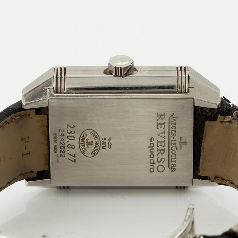 Jaeger-LeCoultre, Reverso Squadra Hometime, armbandsur, 50,5 x 34,9 mm.