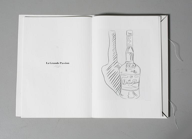 ANDY WARHOL, efter, katalog, "liquid pop", 1999, för Wetterling Gallery och Art Now Gallery.
