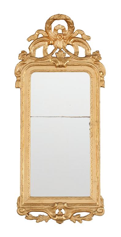 A late Gustavian 18th Century mirror.