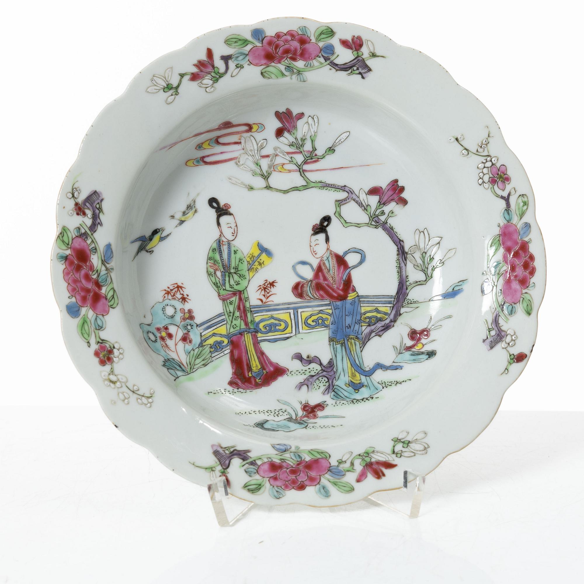 Fat, porslin, Kina, Qingdynastin, 1700-tal.