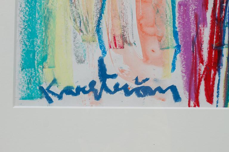 MAURITZ KARSTRÖM, blandteknik, signerad.
