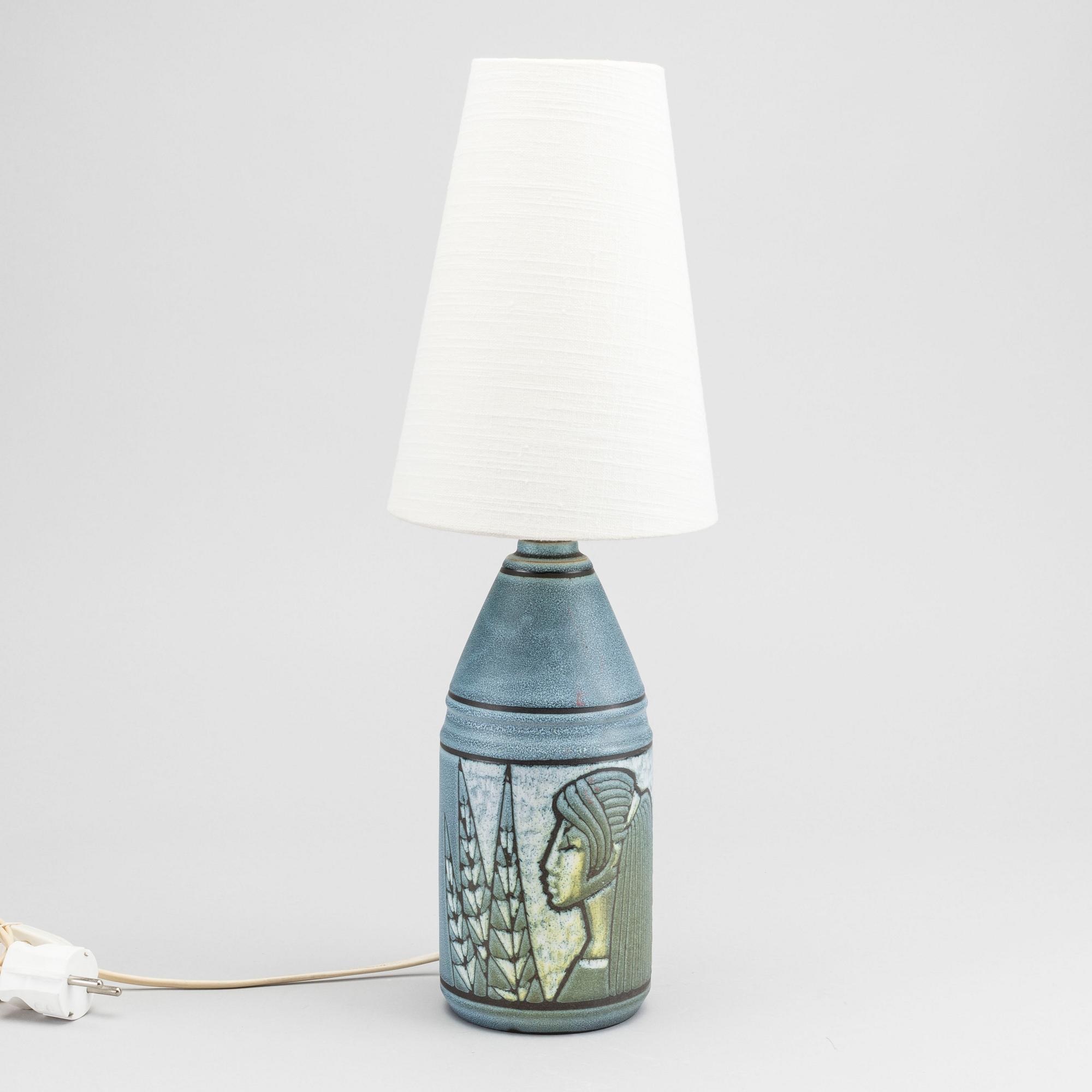 A TABLE LAMP, design Bonnie Rehnqvist, Törngrens, late 20th century,