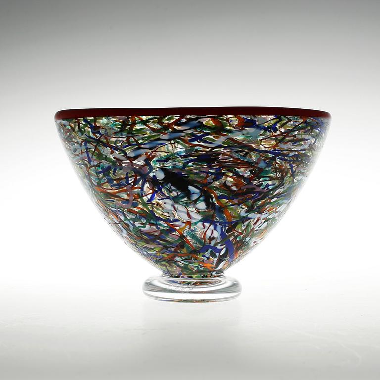 SKÅL, glas, Bertil Vallien, Kosta Boda, 1990-tal/2000-tal.