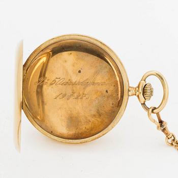 POCKET WATCH, hunter, 51 mm.