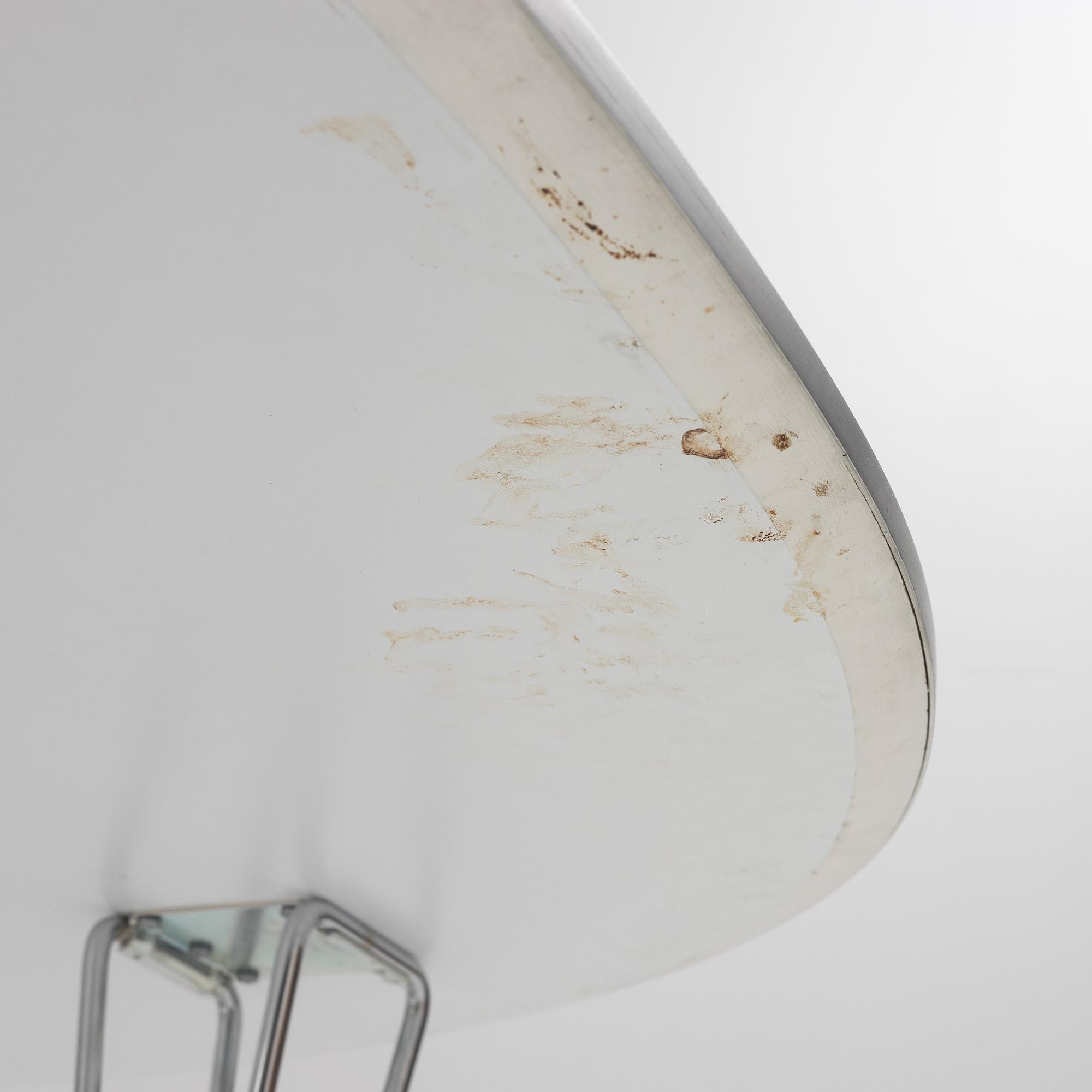 Bruno Mathsson & Piet Hein, A 'Superellips' dining table, Fritz Hansen, Denmark, 1996.