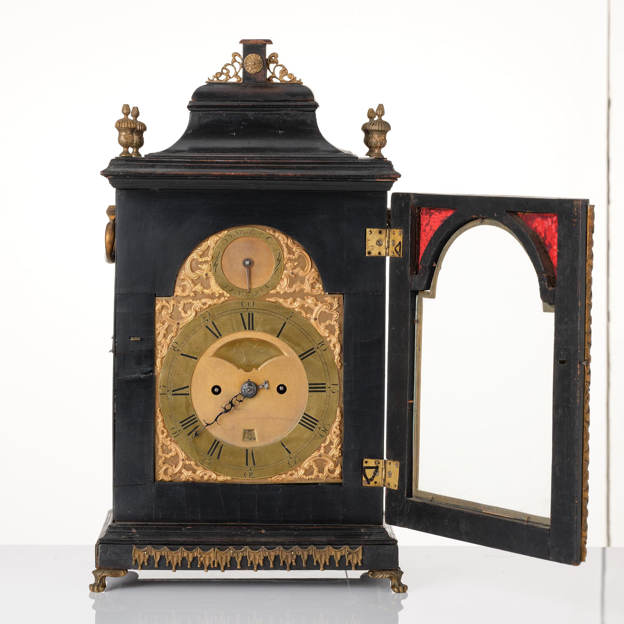 Biblioteksur, märkt John Taylor London, sent 1700-tal, George III.