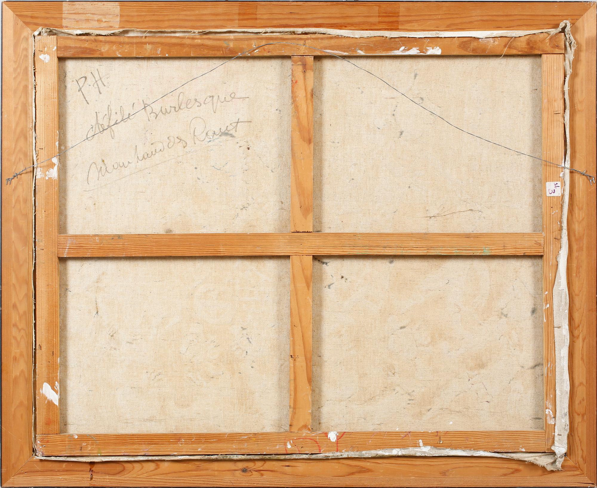 LOUIS MARCHAND DES RAUX, oil on canvas, signed.