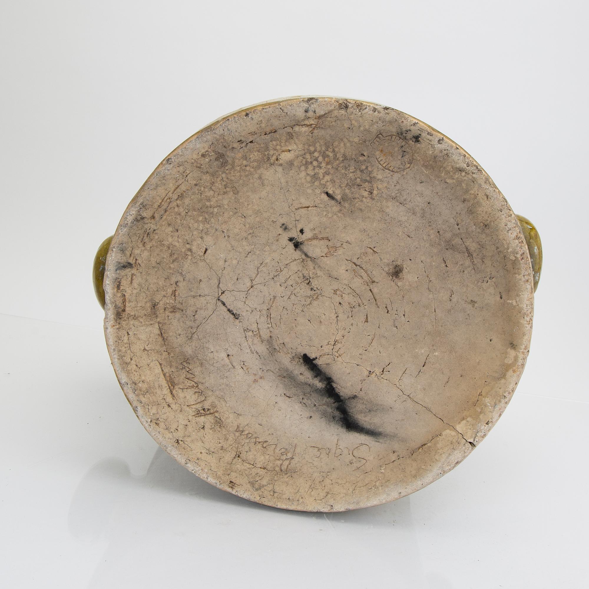 Signe Persson-Melin, a signed glazed stoneware urn.