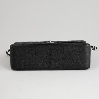 Chanel, a black caviar 'Jumbo Double Flap Bag', 2018.