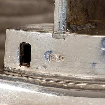 Hyam Hyams, skrin med lock, silver, London, England 1821-1822.