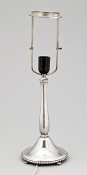 LAMPFOT, silver. K Andersson, Stockholm, 1916.