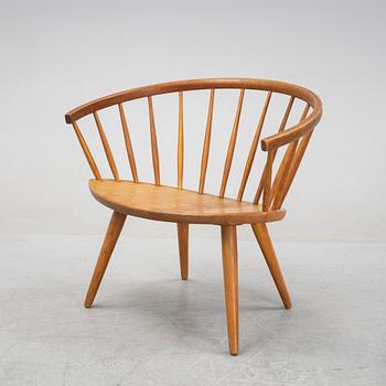 Yngve Ekström, an oak 'Arka' arm chair, model designed in 1955.