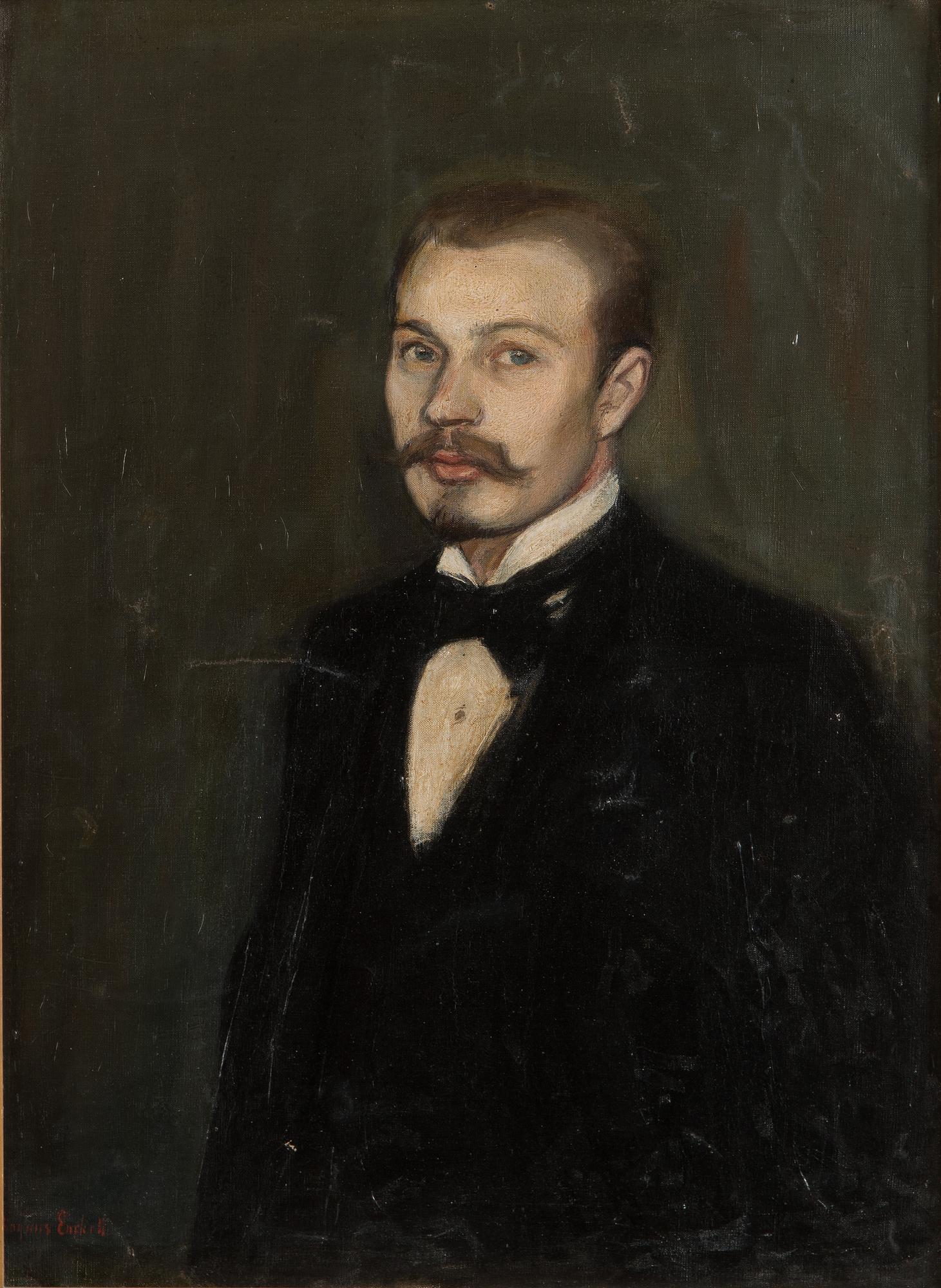 Magnus Enckell, Portrait of a man.