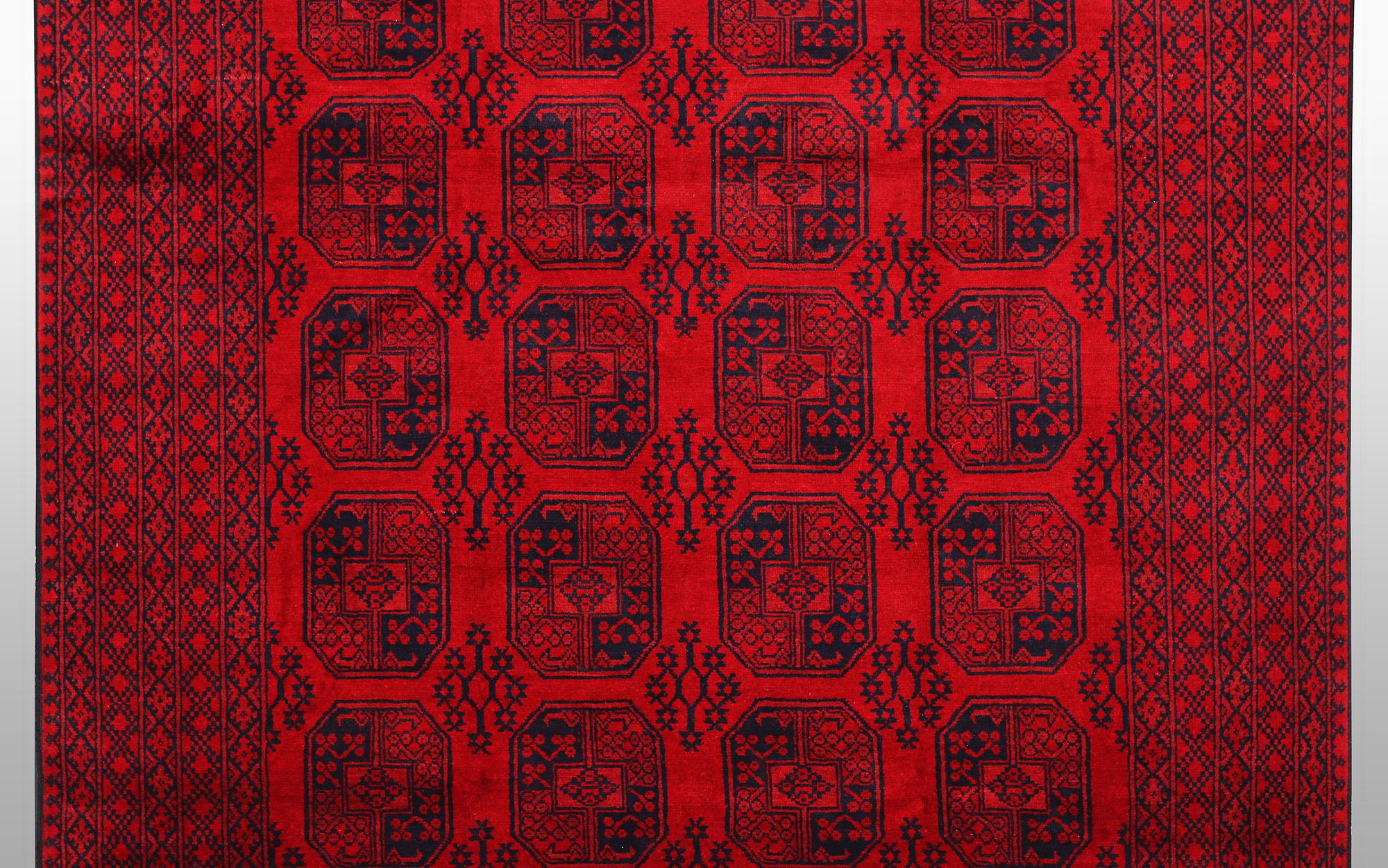 A carpet, Afghan, ca 342 x 252 cm.