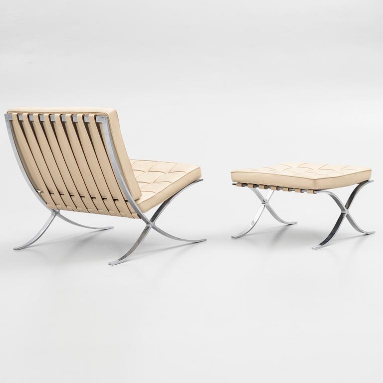 Ludwig Mies van der Rohe, fåtölj, "Barcelona", Knoll Studio.