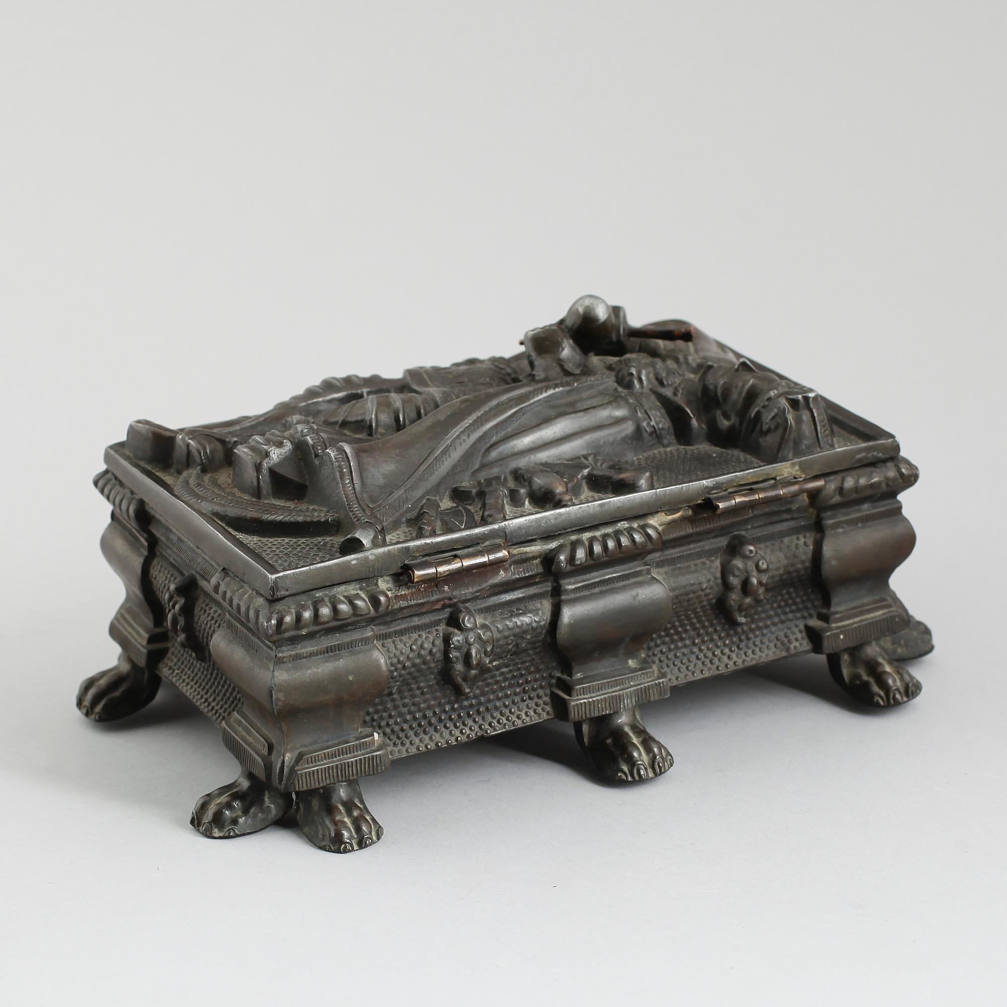 SKRIN, bronserad metall, 1800-talets andra hälft.