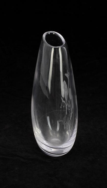 VAS, glas, Vicke Lindstrand, Kosta, Sverige, 1900-tal.