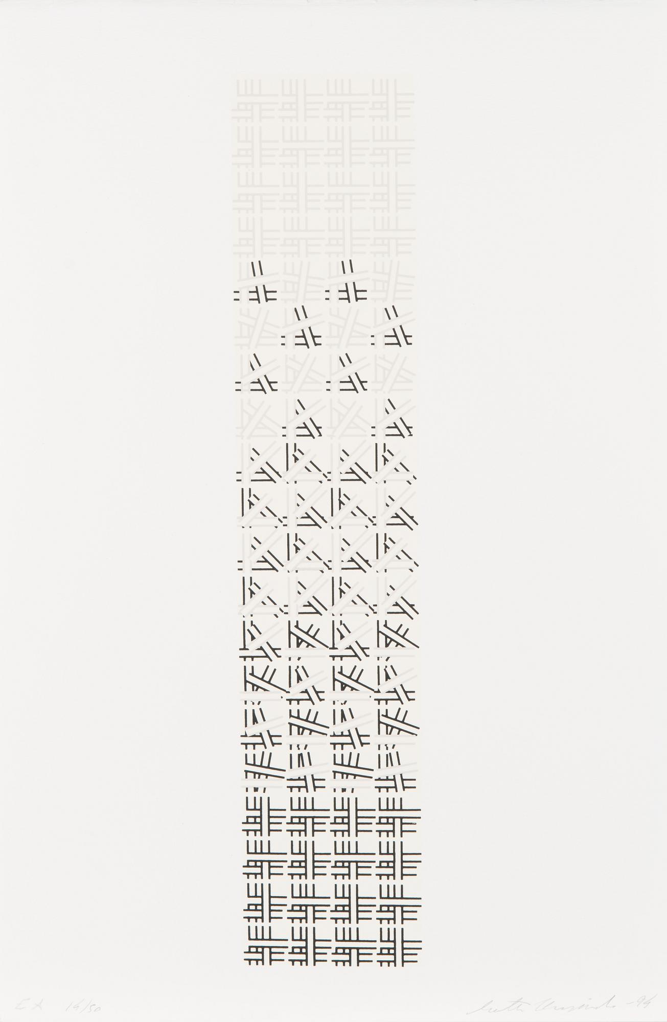 Portfolio of ten serigraphs, signed and dated -94, numbered EA 14/50.