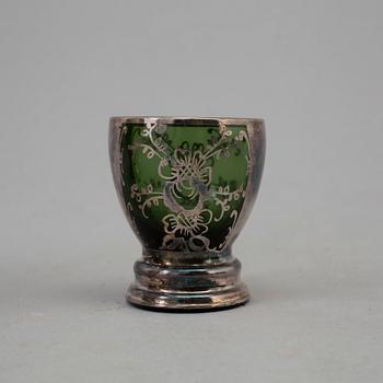 KARAFF MED GLAS, 10 delar, glas, Venedig, Italien, 1900-talets mitt.