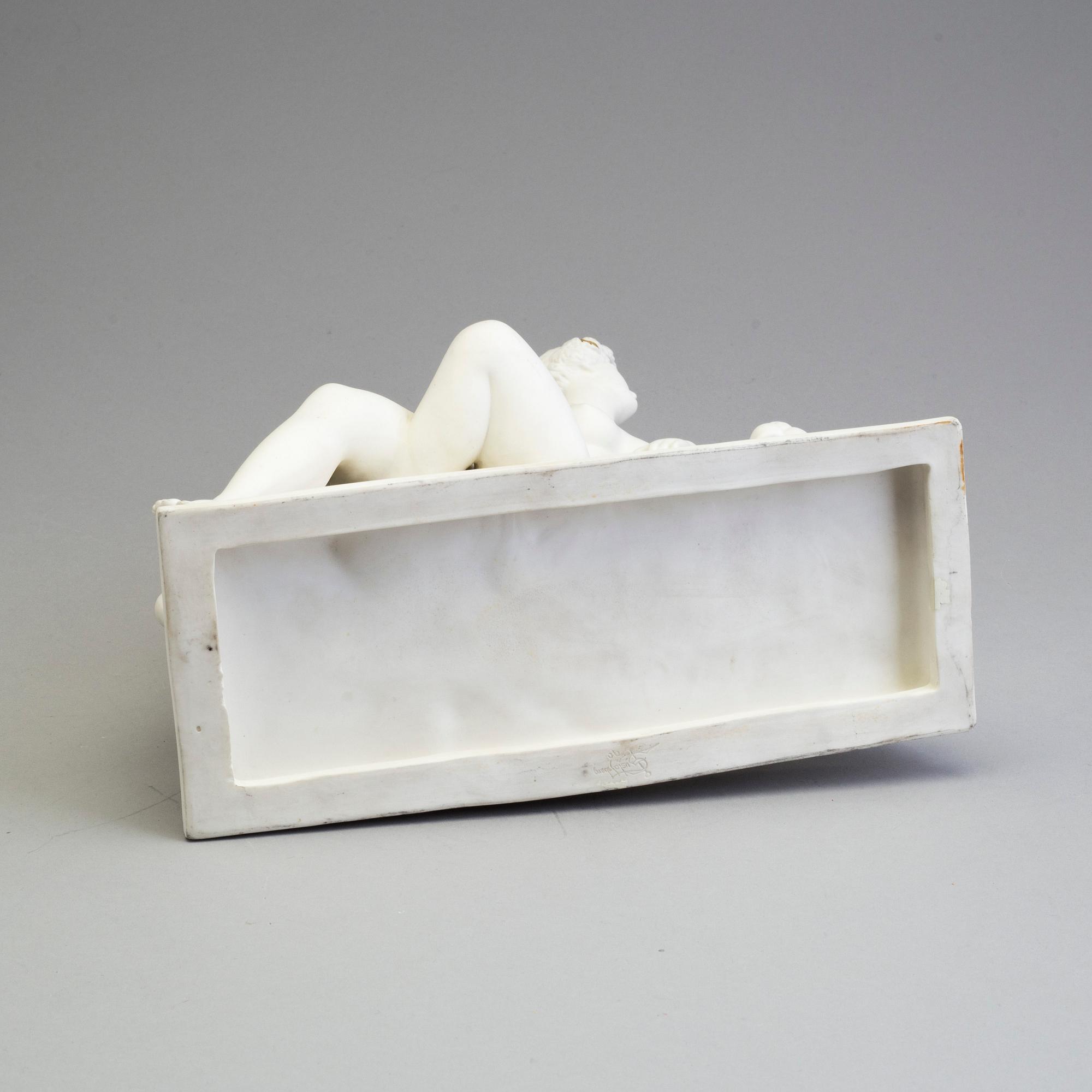 A PARIAN FIGURE, after J H von Danecker, Gustafsberg 1890.