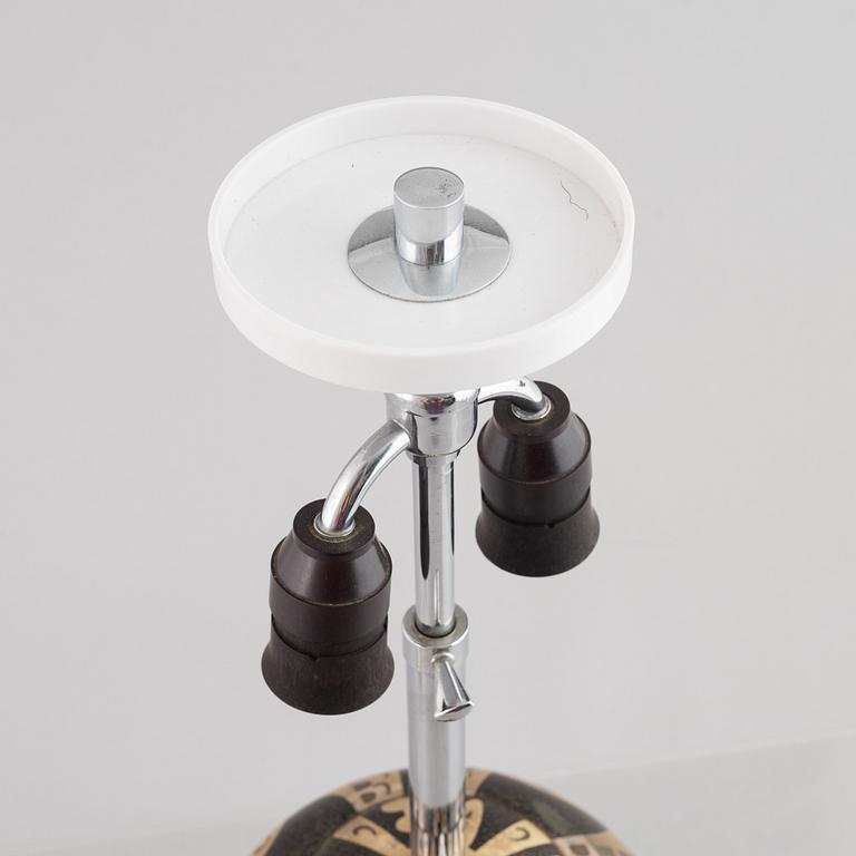 Paul Haustein, table lamp, "Congo", Württembergische Metallwarenfabrik, Germany, 1930s.