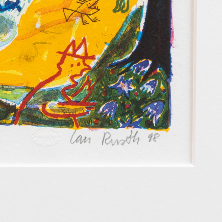 Ian Rusth, 'Ensam på en brygga'.