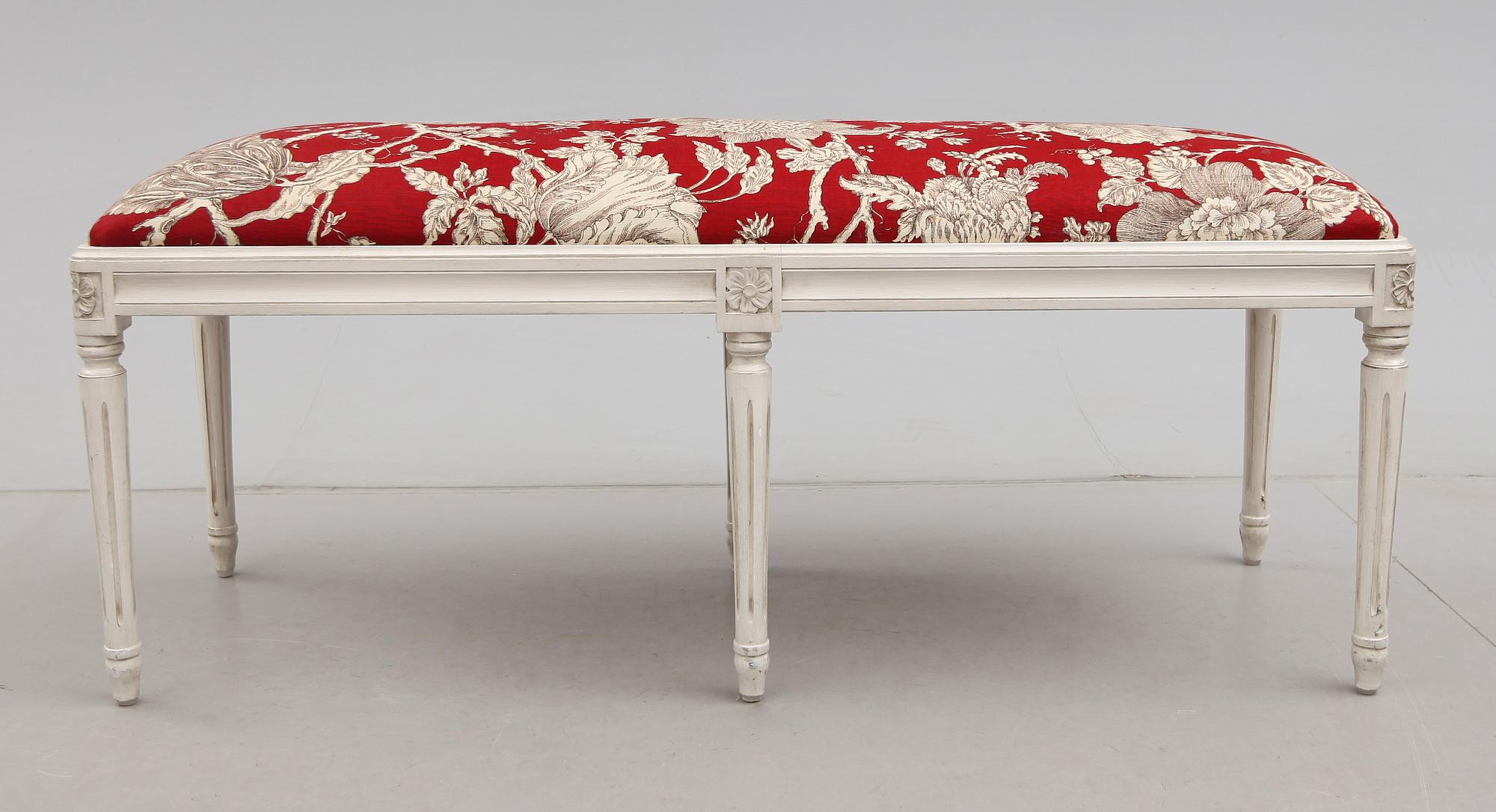 BÄNK, gustaviansk stil, 1900-talets andra hälft.