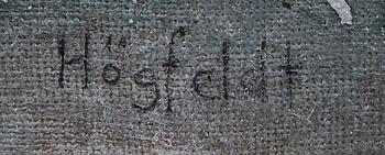 ROBERT HÖGFELDT, olja på duk, sign.