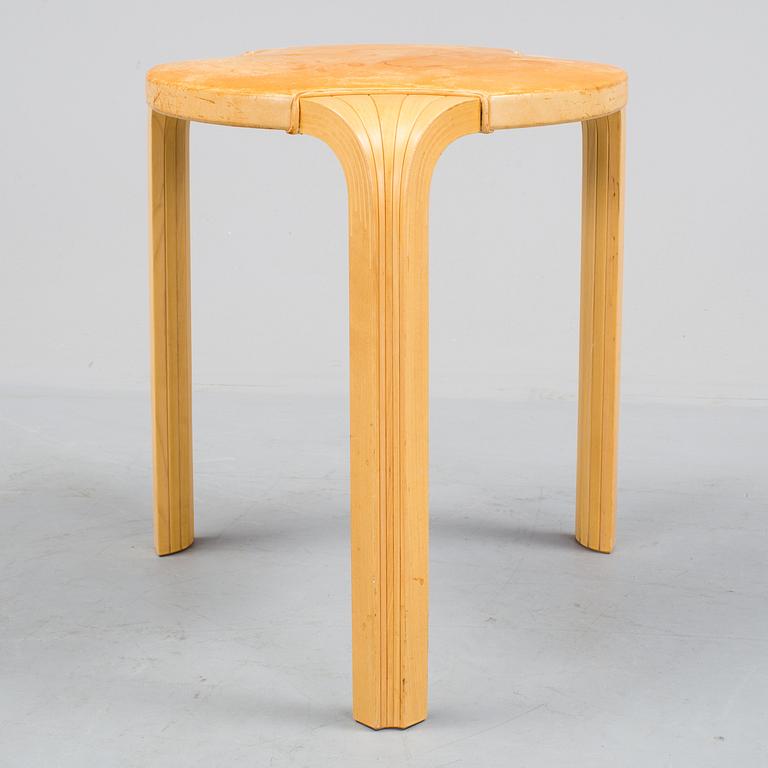 A model X 602 stool by Alvar Aalto.