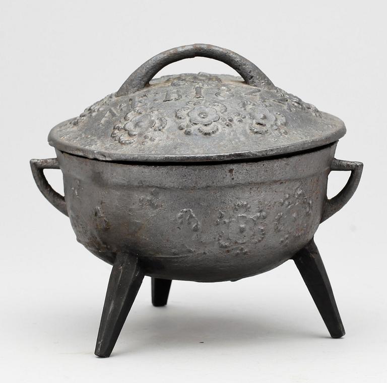 GRYTA, gjutjärn, empire, Sverige, 1844.