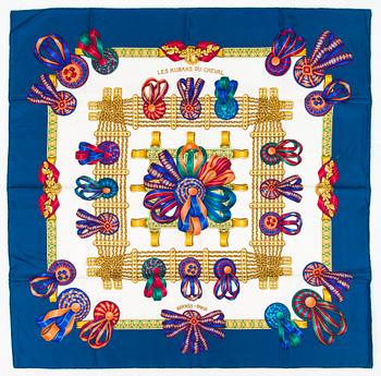 Hermès, 'Les Rubans du Cheval' scarf.