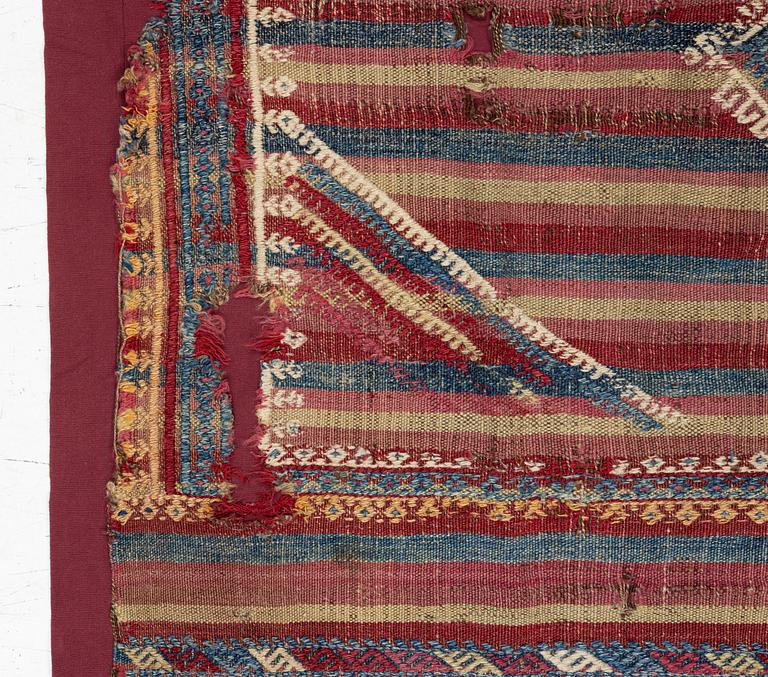 A Sofreh kilim, Central Anatolian, c 150 x 130 cm.
