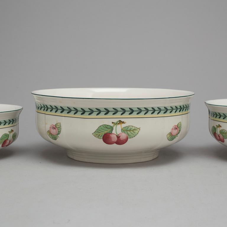 MATSERVIS, 56 delar, porslin, "French Garden", Villeroy & Boch.
