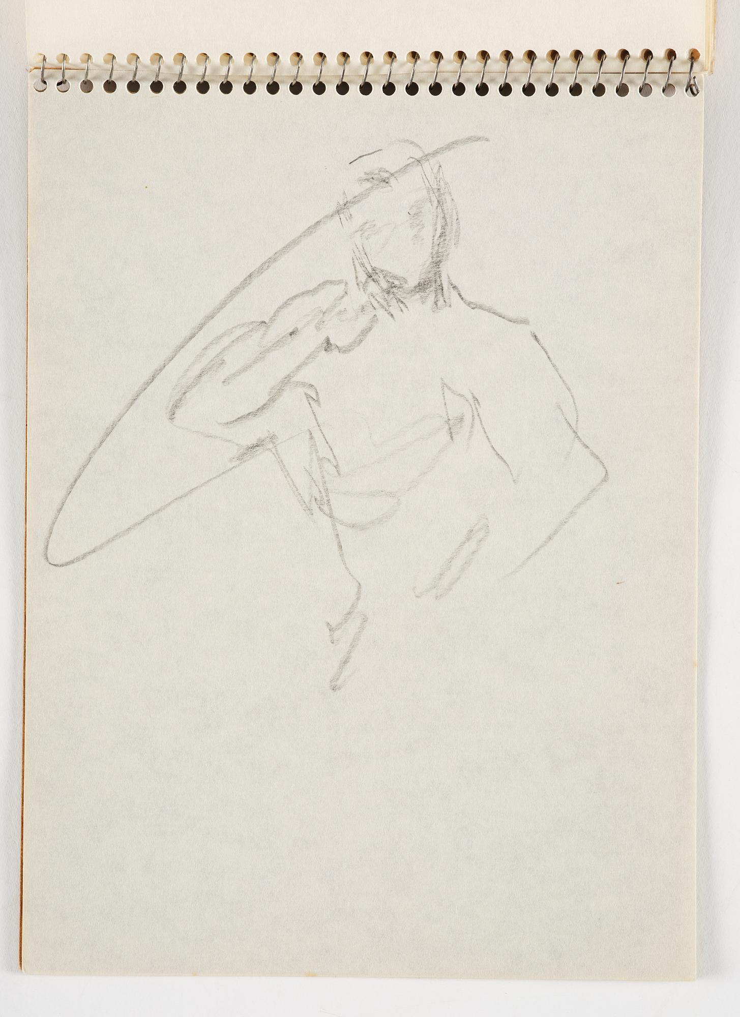 Lotte Laserstein, 4 skissböcker med blyertsteckningar.