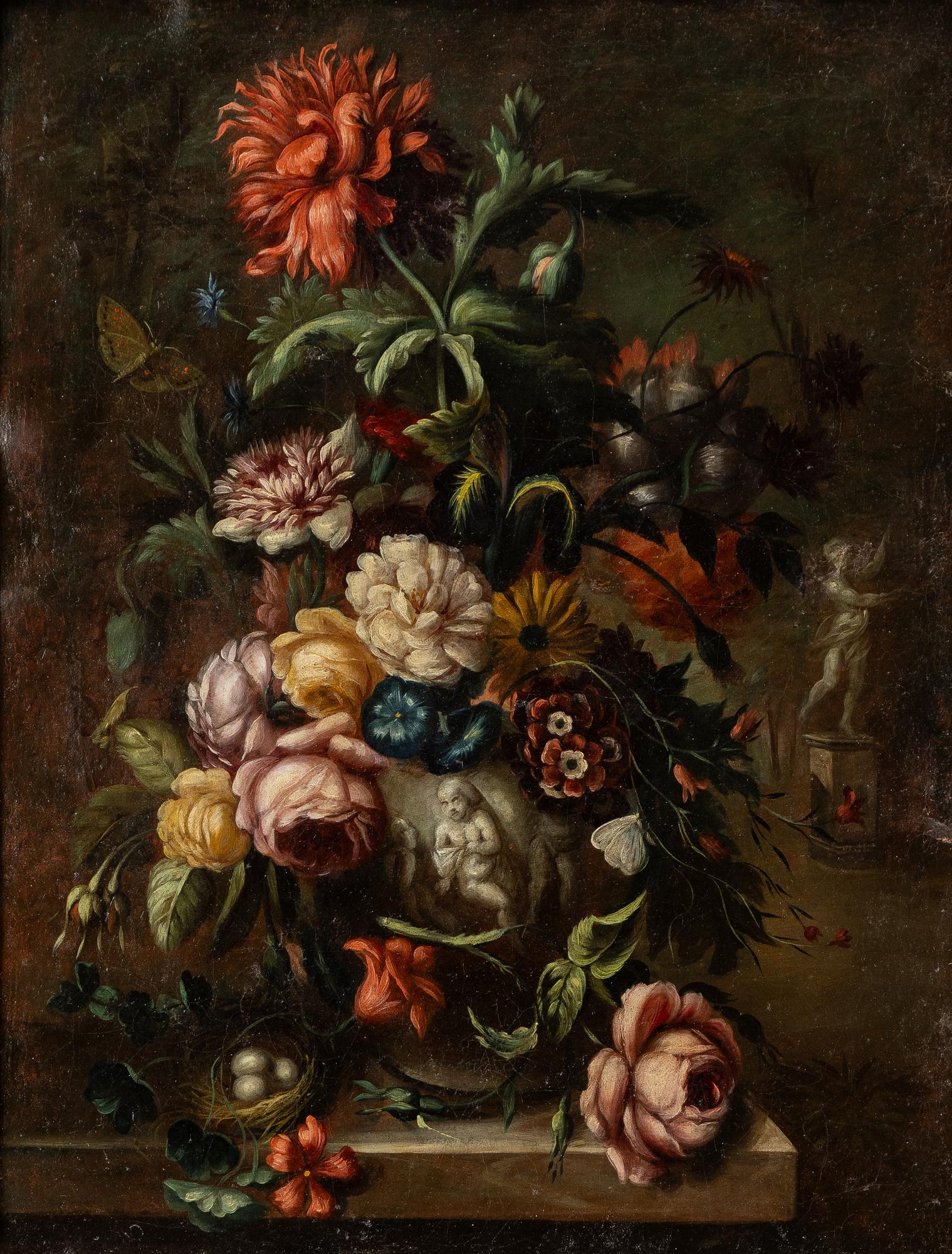 Jan van Huysum, after, Flower still life.