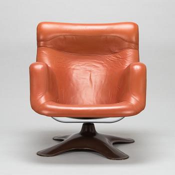 Yrjö Kukkapuro, A 1960's 'Carousel' armchair for Haimi Finland.