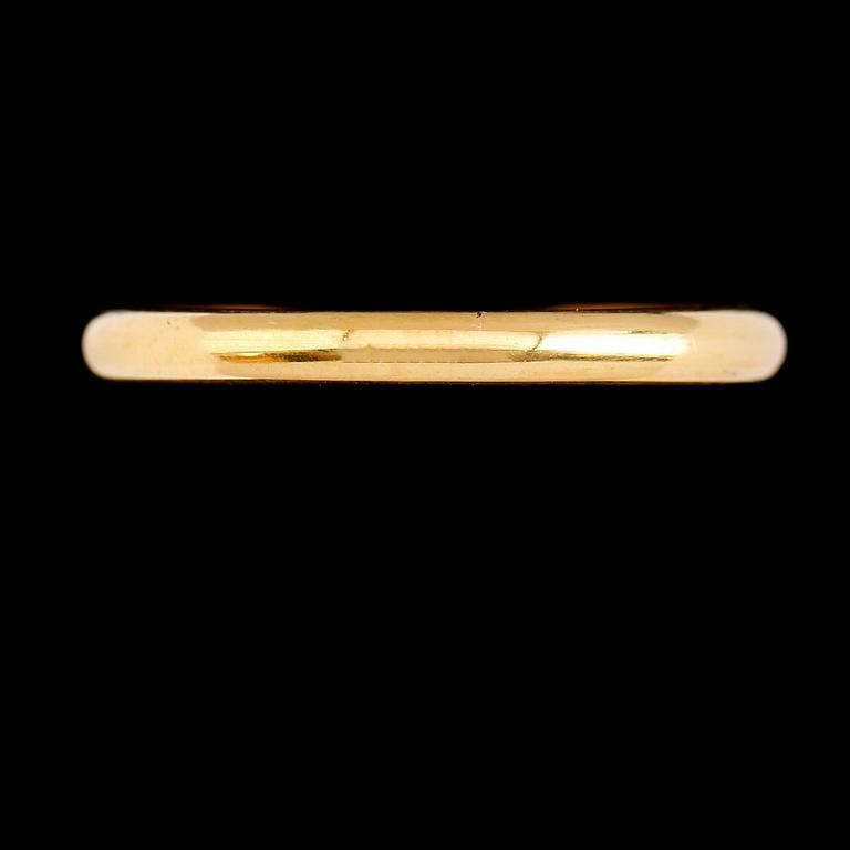 RINGAR, 18 k guld. Vikt 5 g.