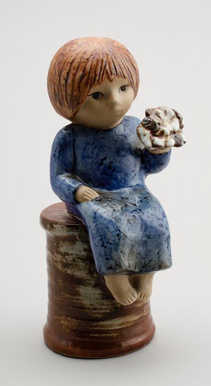 FIGUR, stengods, Lisa Larson, Rörstrand.