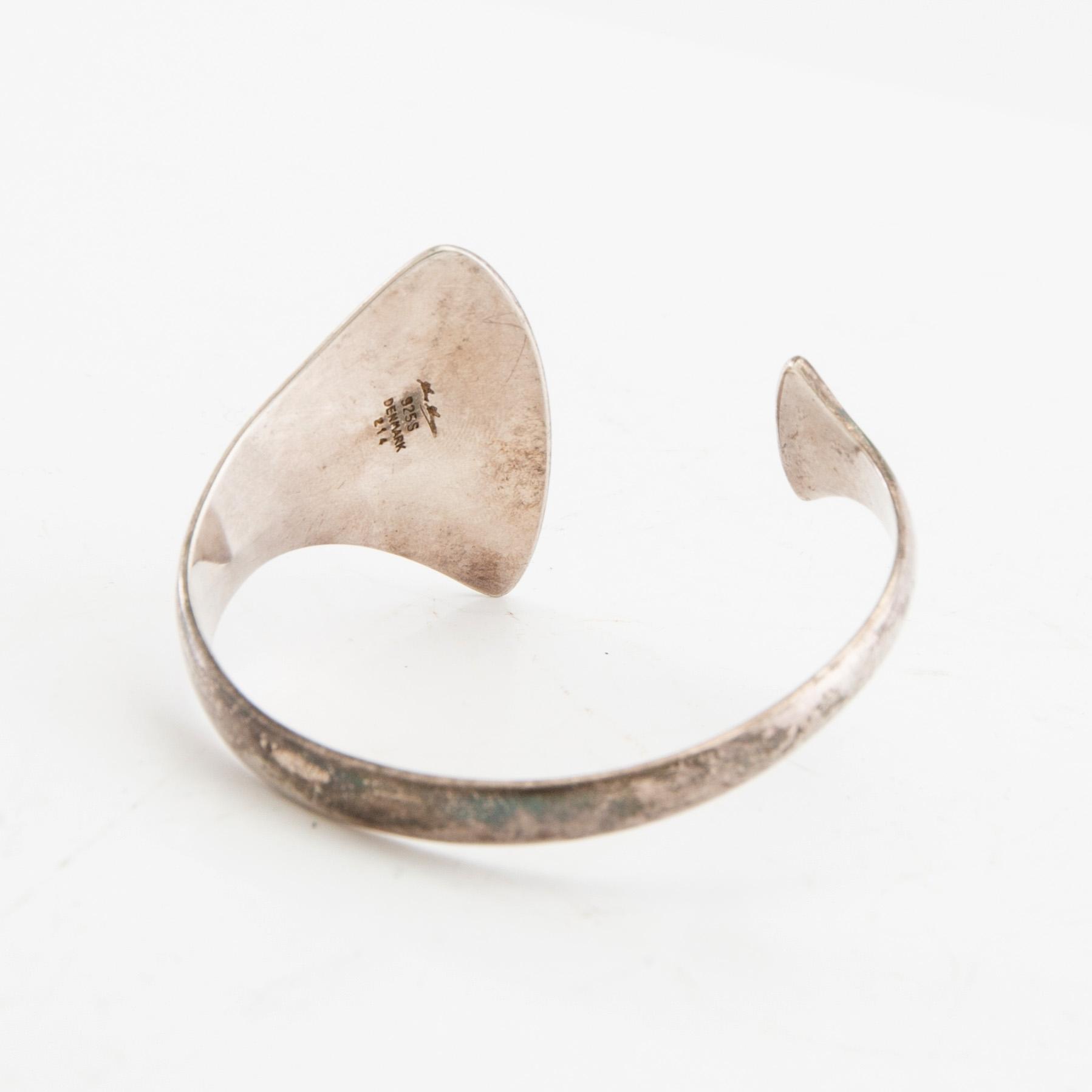 Hans Hansen, armring, sterling silver, Denmark.