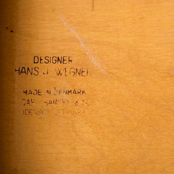 Five model CH-29 chairs by Hans J Wegner,Denmark, mid 20th century.