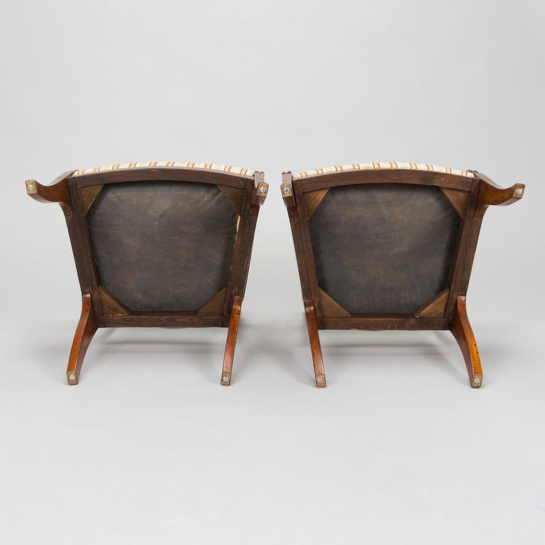 Nojatuolipari, Biedermeier, 1820-40-luku.